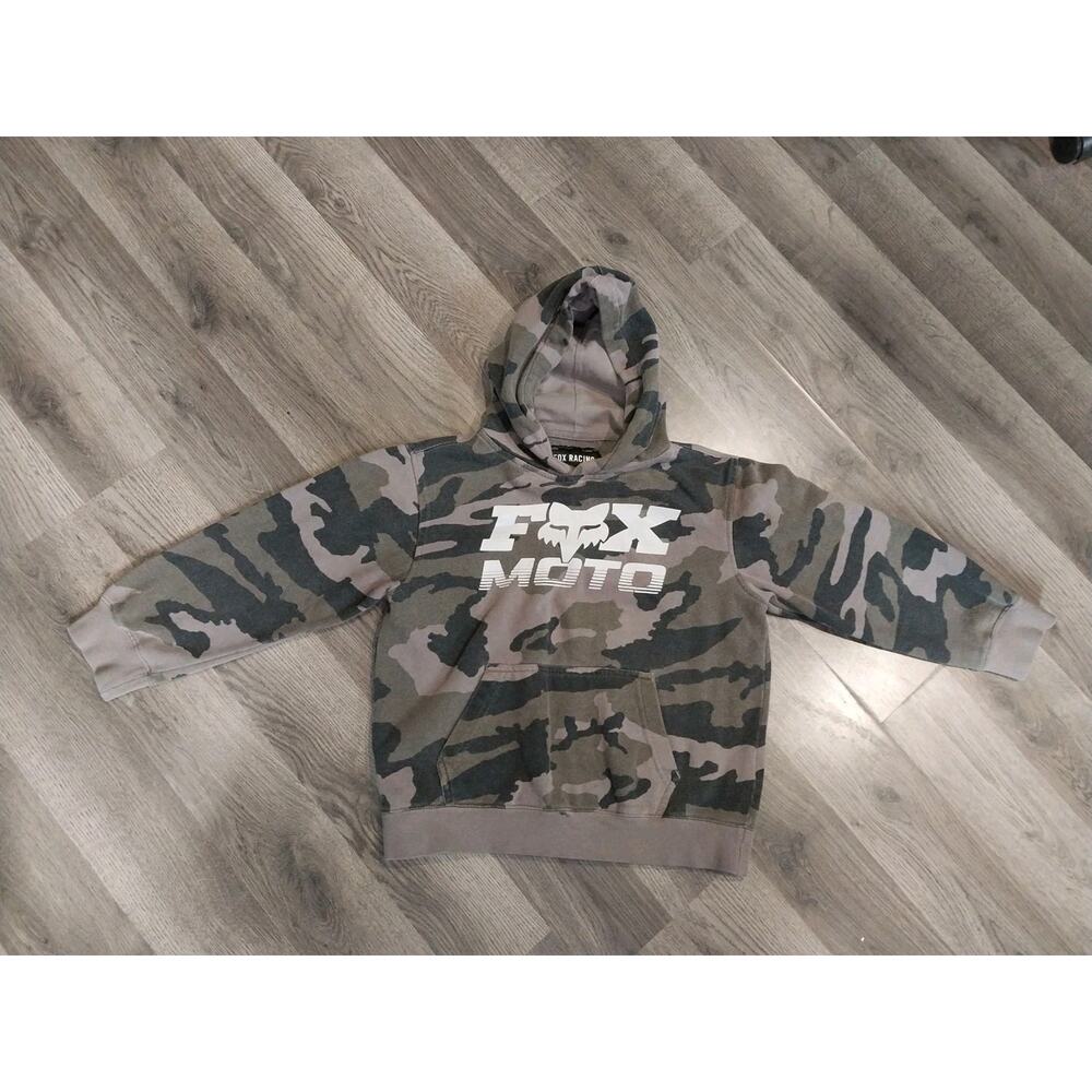 Fox Racing Fox Moto Camouflage Print YM Boys Hoody